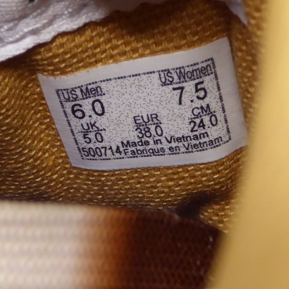 NEW Vans Women Shoes Brown Tyris Winter Off The Wall Gallery Camo Size 7.5 - Picture 10 of 11
